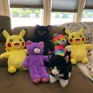 🧸Vintage stunning collection of 7 Build-a-Bear stuffed animal toys